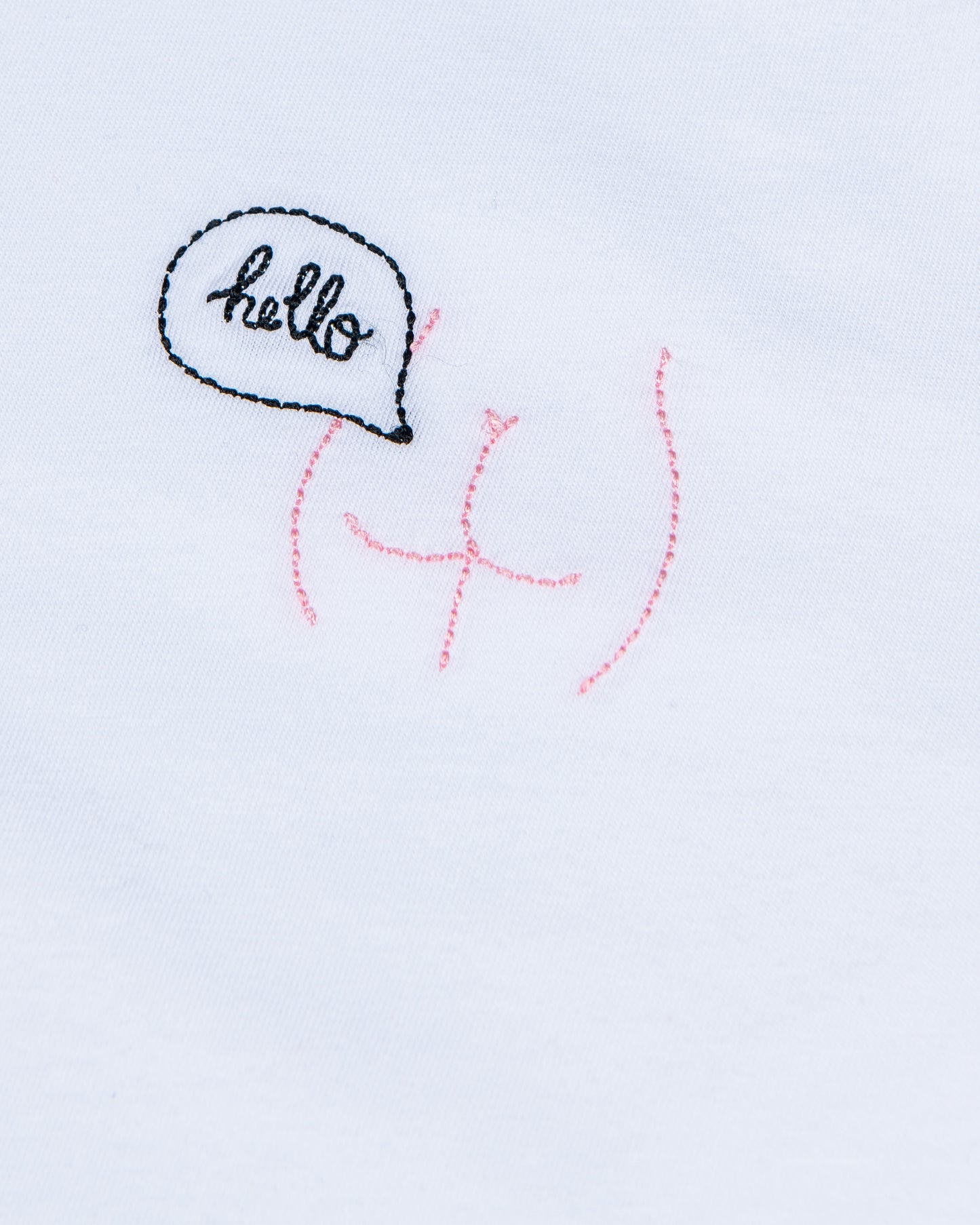 Tee-shirt Coton bio HELLO - Blanc