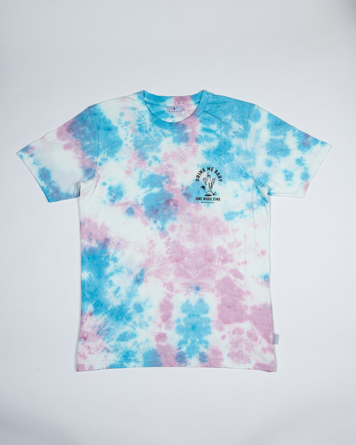 Tee-shirt Coton Bio DRINK ME - Tie and Dye