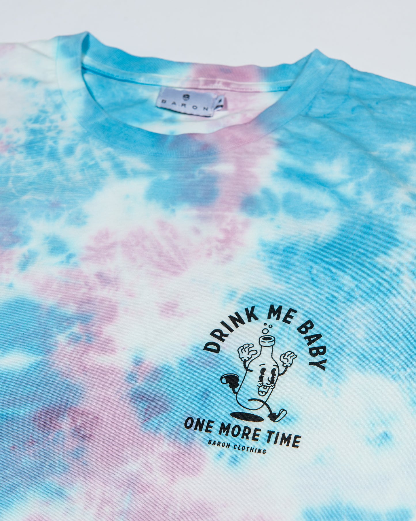 Tee-shirt Coton Bio DRINK ME - Tie and Dye
