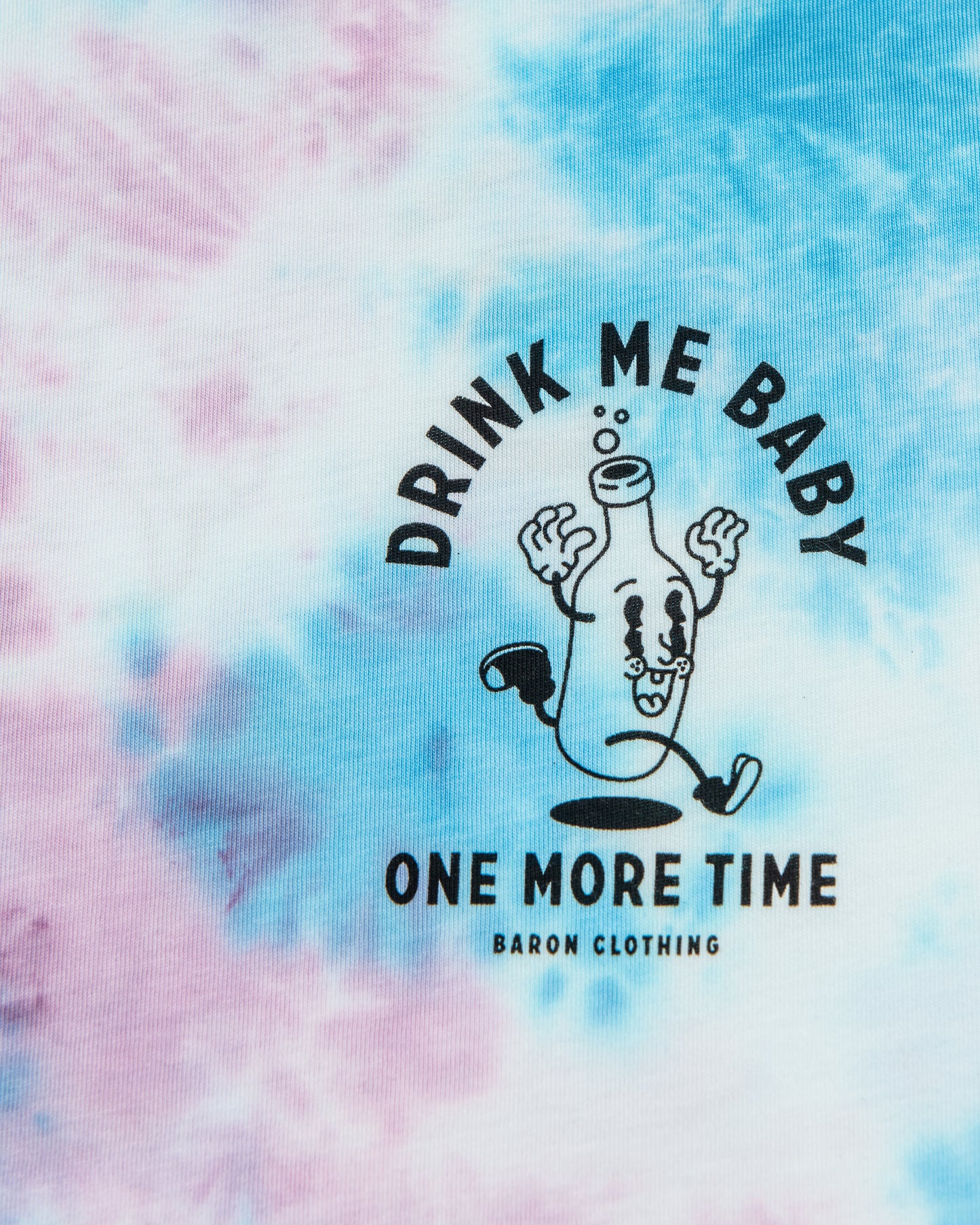Tee-shirt Coton Bio DRINK ME - Tie and Dye
