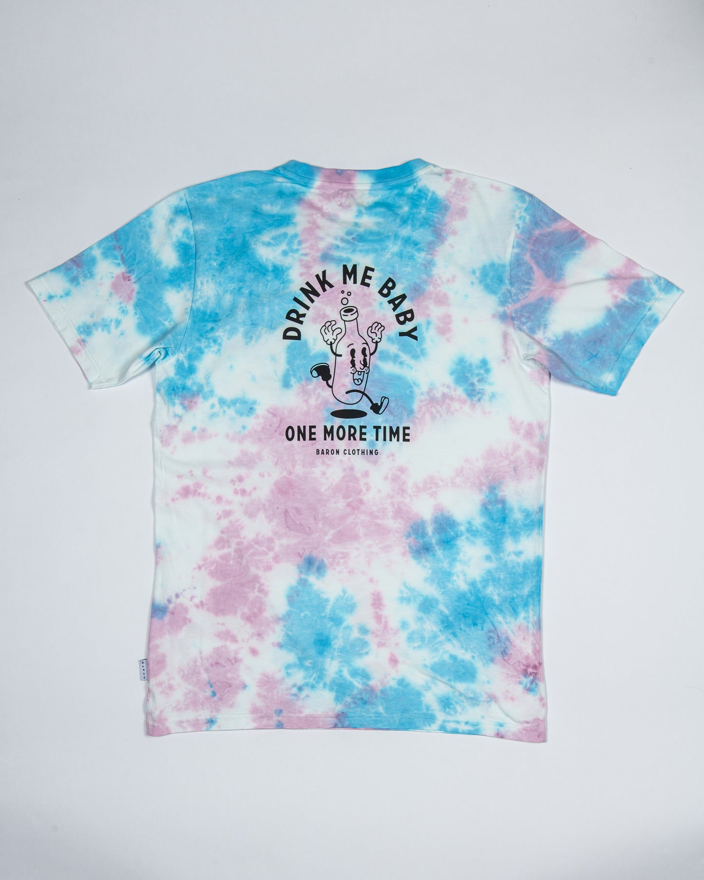Tee-shirt Coton Bio DRINK ME - Tie and Dye