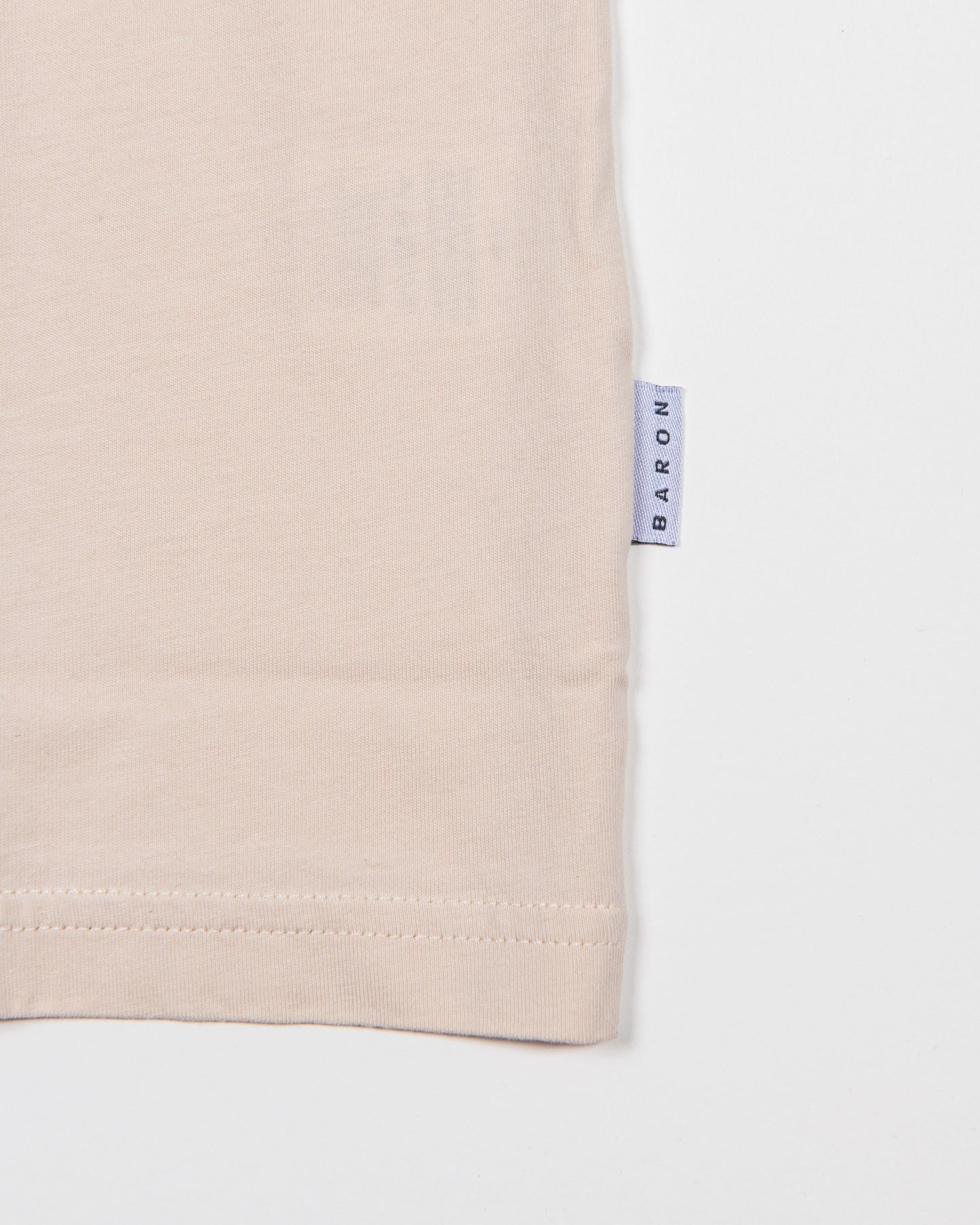 Tee-shirt Coton Bio BICOLOR - Beige crème