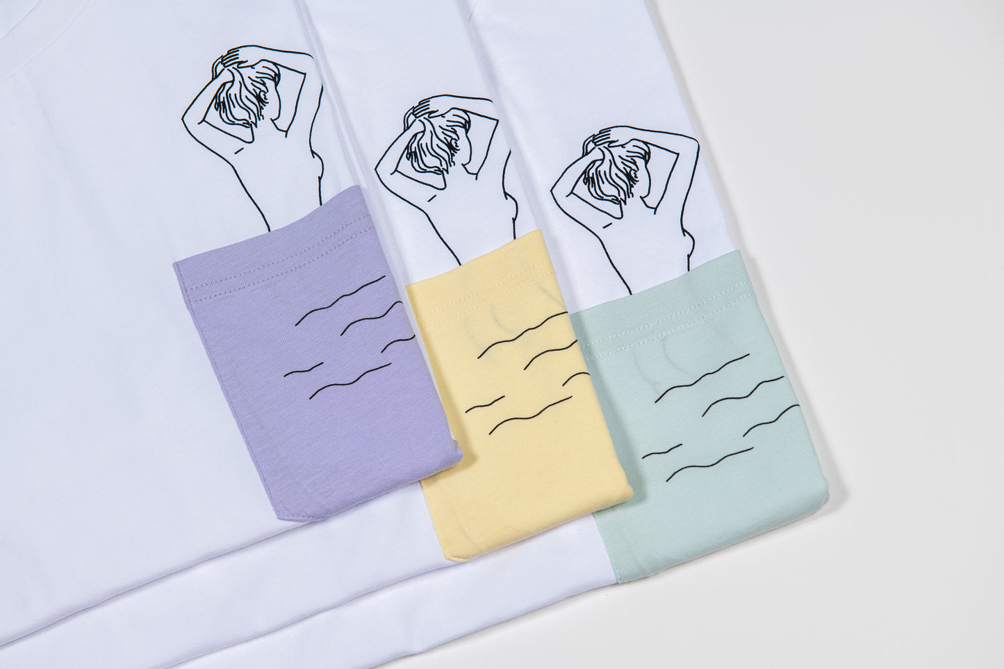 Tee-shirt Coton Bio BAIN DE MINUIT - Violet parme