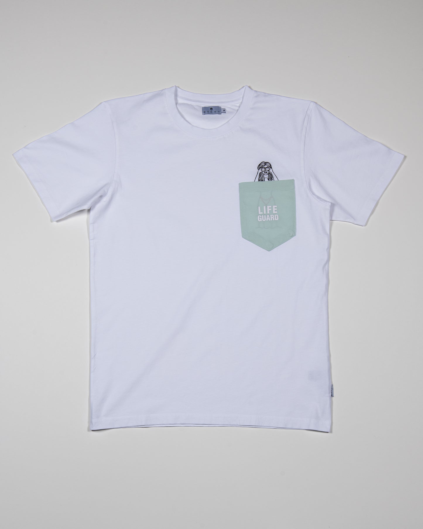 Tee-shirt Coton Bio LIFEGUARD - Vert menthe