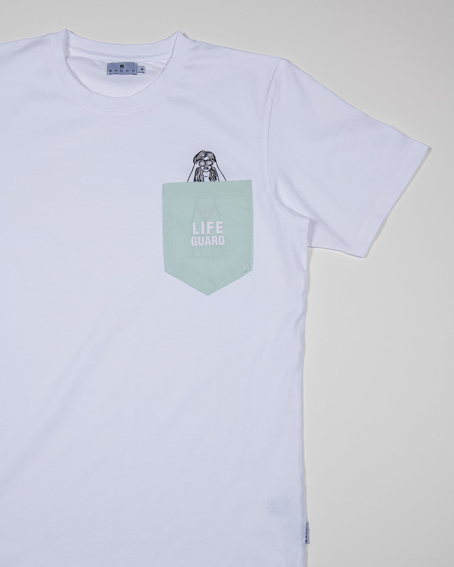 Tee-shirt Coton Bio LIFEGUARD - Vert menthe