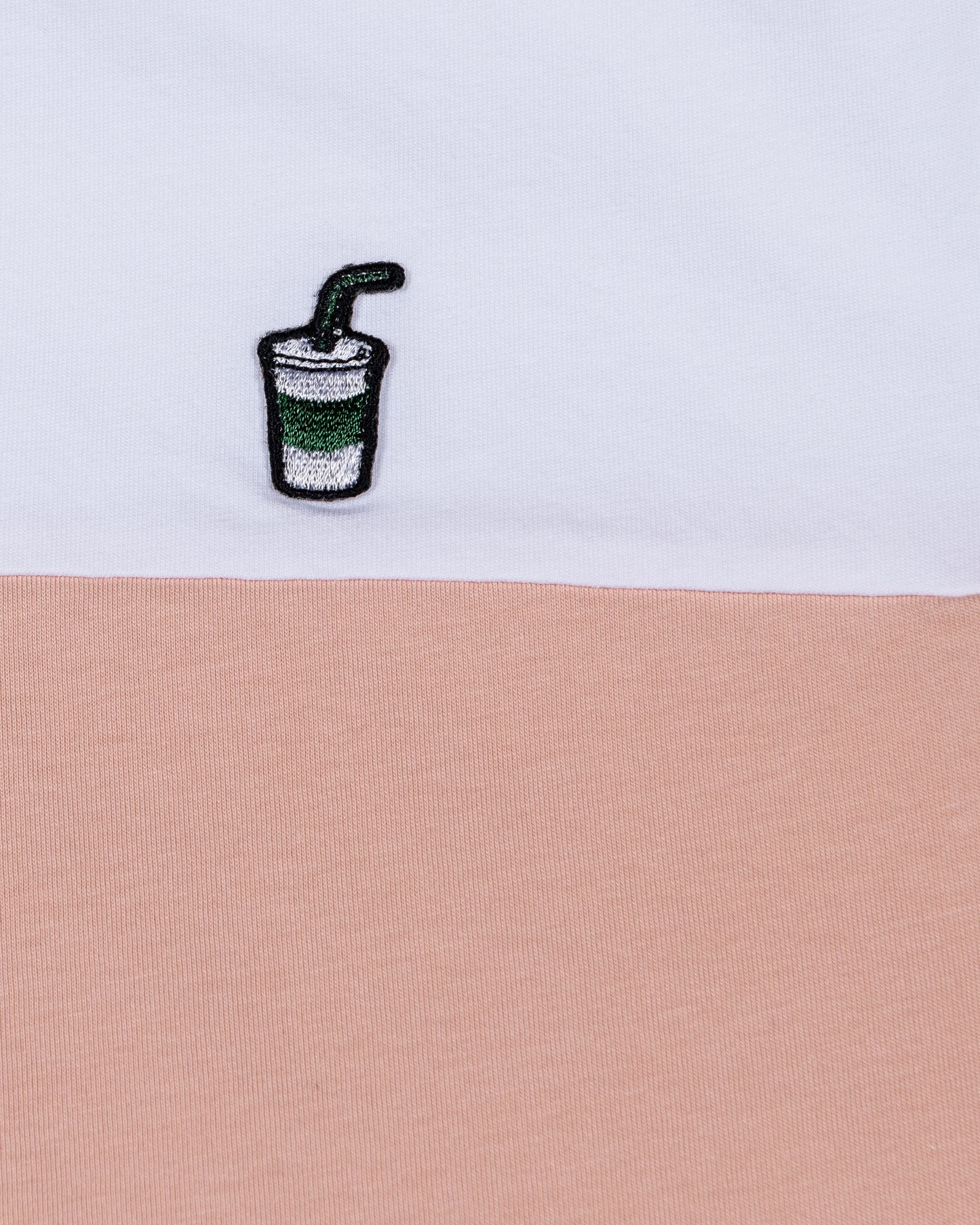 Tee-shirt Coton Bio BICOLOR - Rose pastel