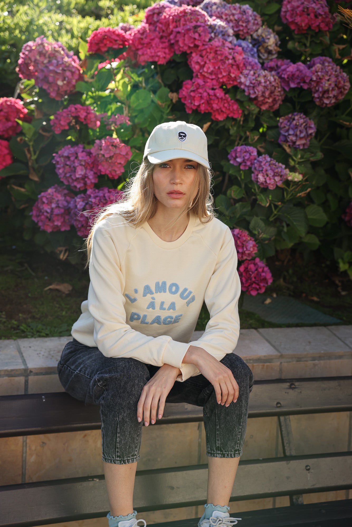 Casquette Baseball Coton Bio CURVE - Jaune