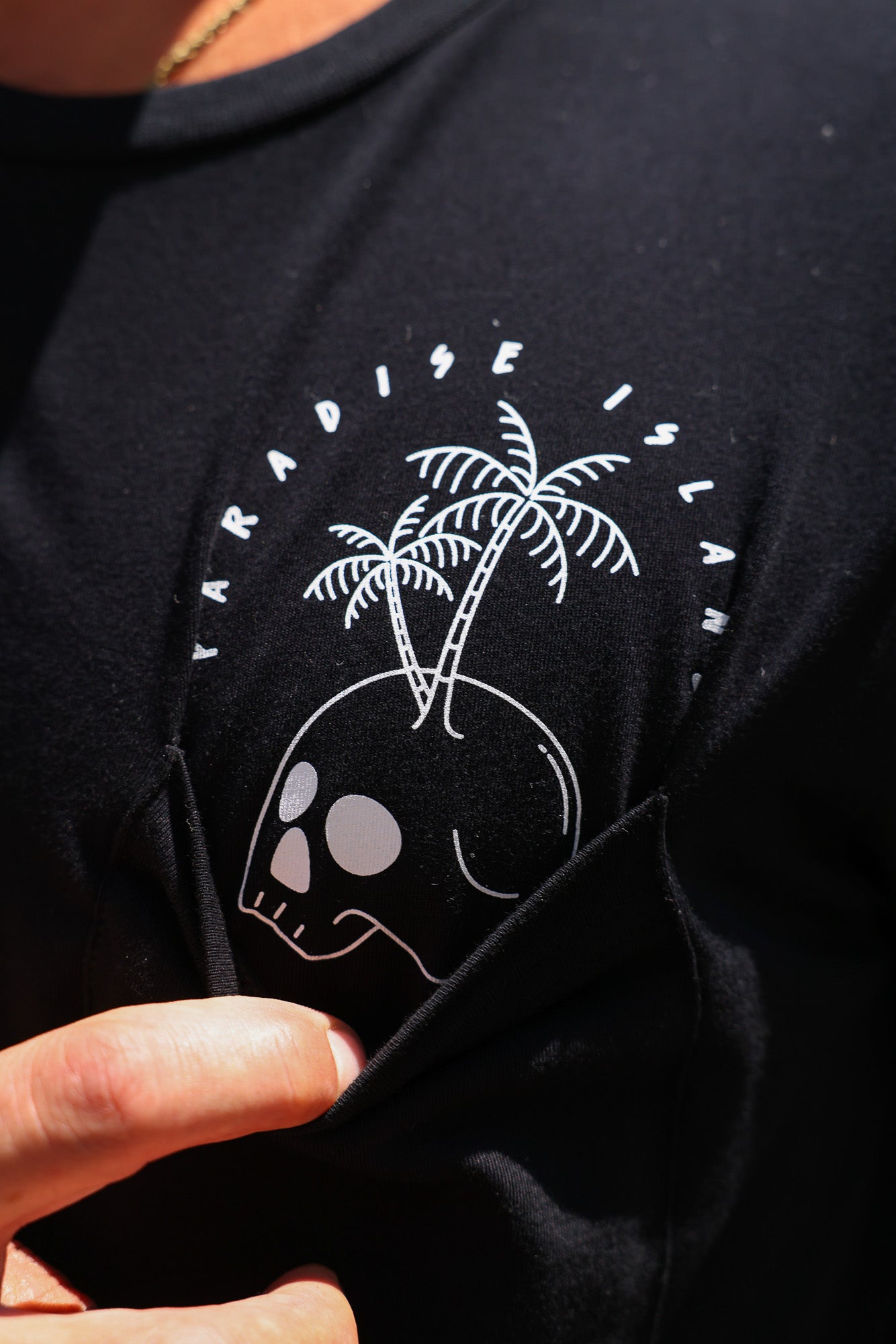 Tee-shirt Coton Bio SKULL - Noir