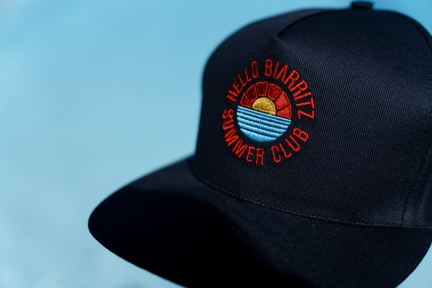 Casquette Snapback HELLO BIARRITZ - Bleu Marine