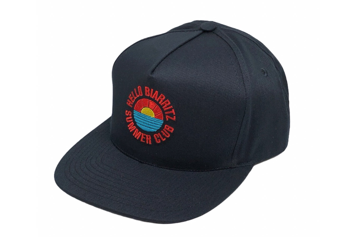 BARON CLOTHING - Casquette Snapback HELLO BIARRITZ - Bleu Marine