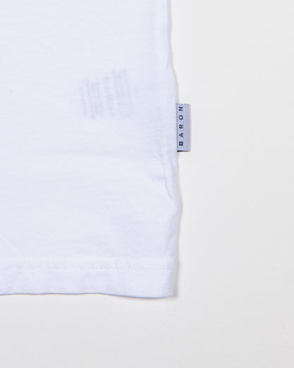 T-shirt Coton Bio MERDE IL PLEUT - Blanc