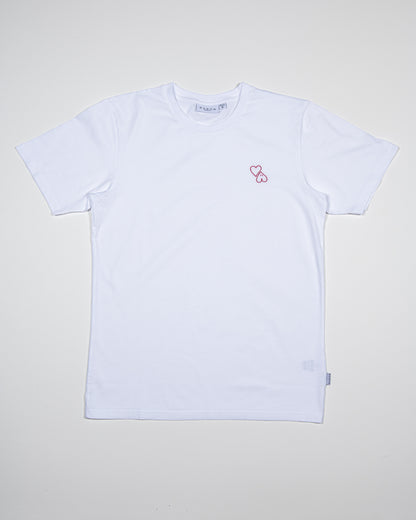 Tee-shirt Coton Bio brodé ARNACOEUR - Blanc