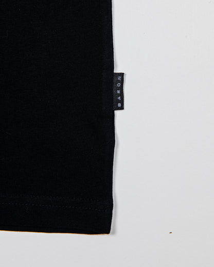 Tee-shirt Coton Bio brodé ARNACOEUR - Noir