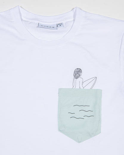 Tee-shirt Coton Bio SURFEUSE - Vert menthe