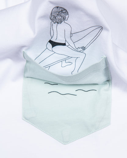 Tee-shirt Coton Bio SURFEUSE - Vert menthe
